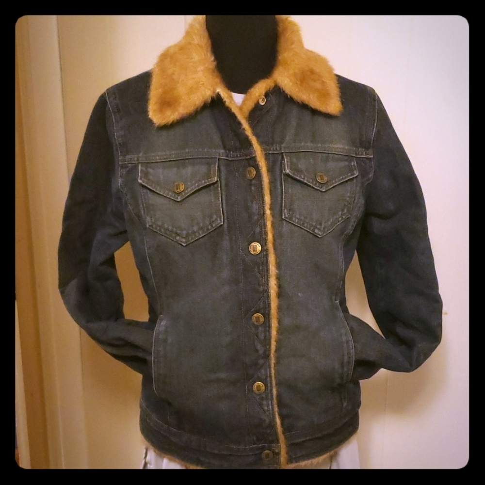 New York and Company size small lined denim jacket